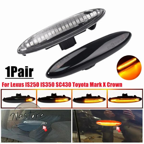 並行輸入品 トヨタ toyota ダイナミックledサイドマーカー ウィンカー カムリ acv40 ...