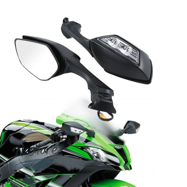 並行輸入品 h2 バイク ミラー ウィンカーライト バック ニンジャ zx 10r 2011 201...
