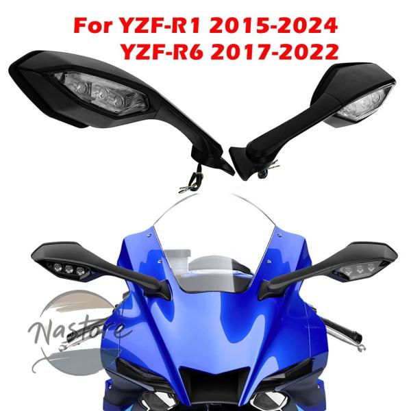 並行輸入品 r6 ヤマハ ミラー r1 2015 2024 r1s r1m 2016 2022 20...