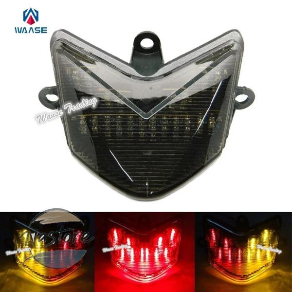 並行輸入品 zx10 テールライト ブレーキ リア テールウィンカー統合 led ライトスモークカワ...