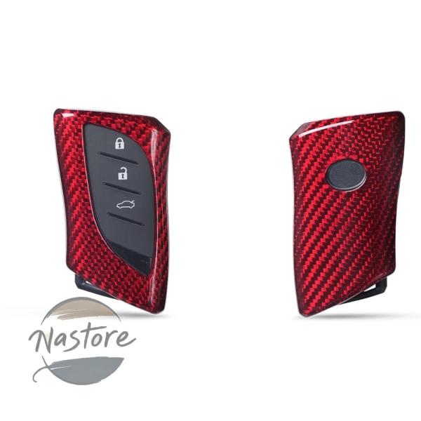 並行輸入品 lexus カーボン スマートキーフォブケース 自動リモートコントロールケース es 2...