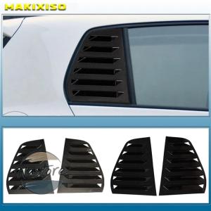 並行輸入品 2pcs car rear window shutter cover trim for vw golf 6 2008-2012 louver side vent 部品 カスタムパーツ アクセサリー