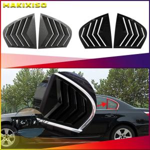 並行輸入品 BMW 5 series e60 2004-2010 car rear window side louver shutter trim cover carbon fiber look/gloss black windshield shade 部品