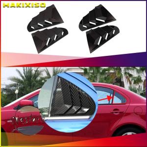 並行輸入品 for mitsubishi lancer ex x evo 2008-2018 rear window side vent shutter louver cover trim car accessories auto parts カスタムパーツ 部品