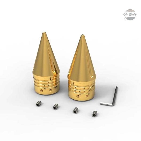 並行輸入品 カバー フロント HCMT アクスルナット 3.6インチ スパイク フロントアクスルナッ...