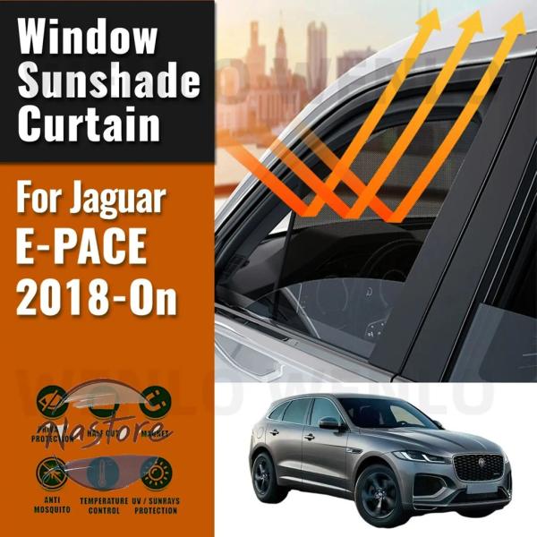 並行輸入品 フロント リア ジャガー E-PACE X540 2018-2024 サンシェードシール...