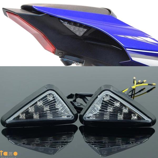 並行輸入品 ヤマハ バイク フロント リア led ウィンカーインジケータライト yzf r1/m/...