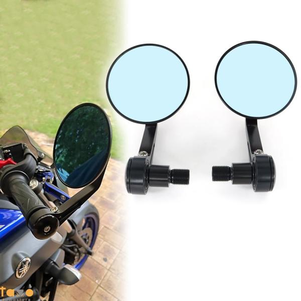 並行輸入品 ヤマハ ハンドル カフェレーサーサイドミラー バーエンドミラー xsr900 700 t...
