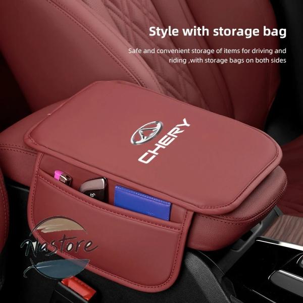 並行輸入品 カバー アームレスト 革製 ボックスパッド 保護 クッション チェリーomoda tig...