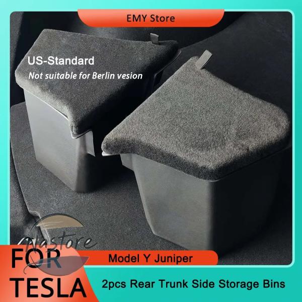 並行輸入品 テスラ tesla アクセサリー カスタム トランクサイド収納ビンモデル y ジュニパー...