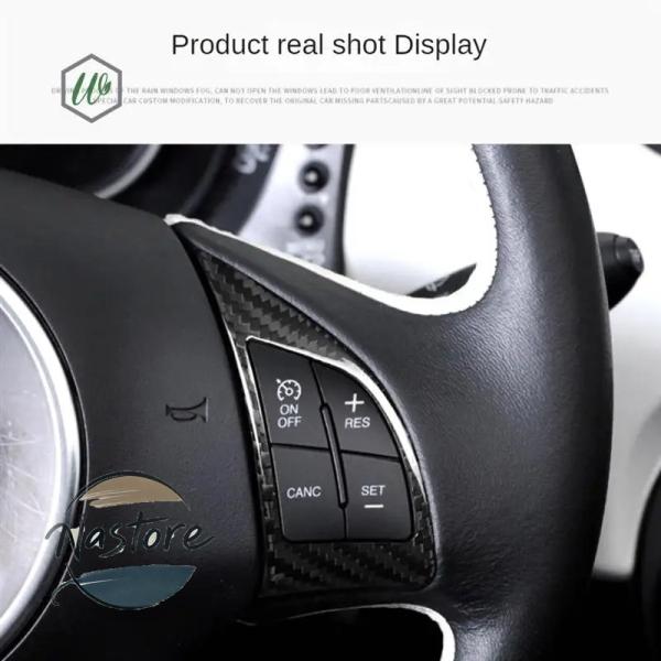 並行輸入品 a14f ステアリング ホイール -リアルハードカーボンステッカーフィアット 500 ア...