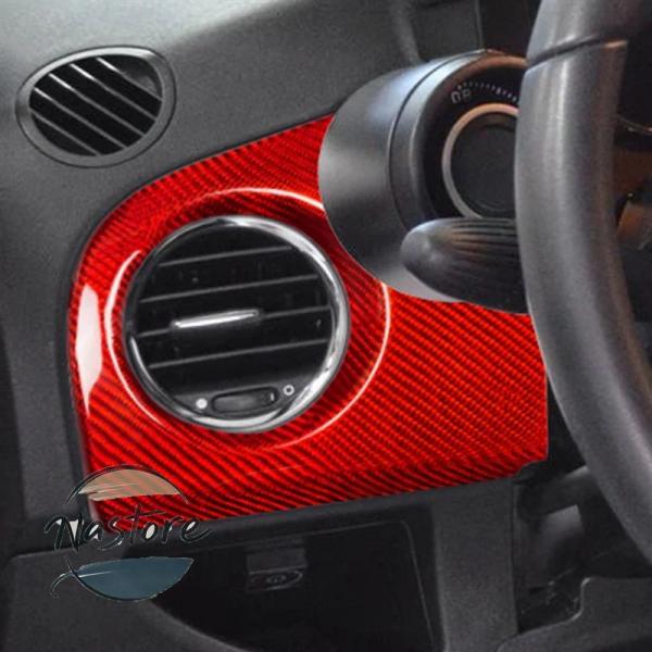 並行輸入品 x38a 内装 -運転席側インパネエアベント装飾フレームフィアットアバルト 500 59...