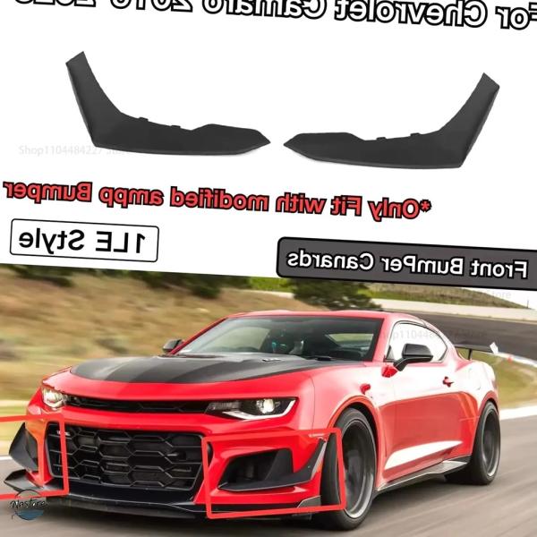 並行輸入品 zl1 フロントバンパー サイドスプリッターカナード pp 2016-2023 シボレー...