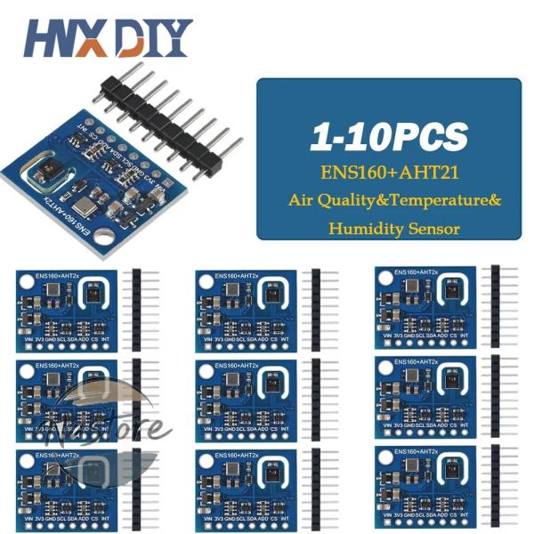 並行輸入品 ens160 +aht21 二酸化炭素 co2 eco2 tvoc エア質 温度 湿度セ...