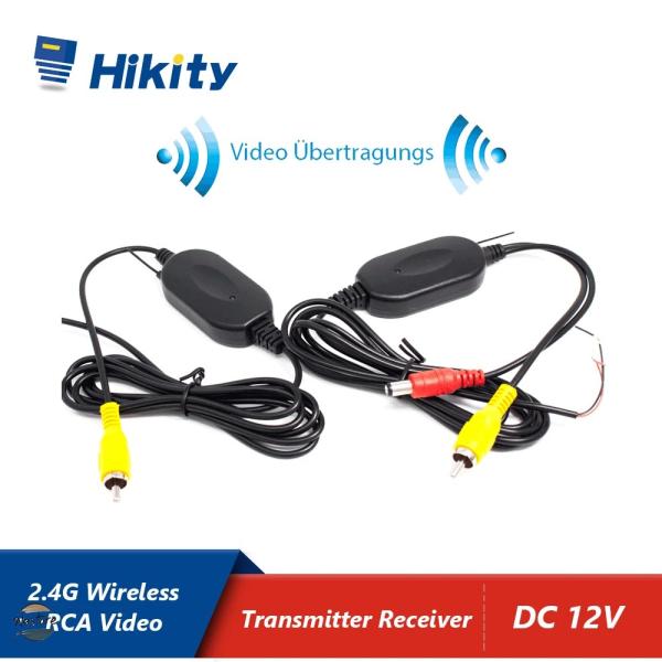 並行輸入品 HIKITY ワイヤレス RCA ビデオトランスミッター レシーバー アダプターキット ...