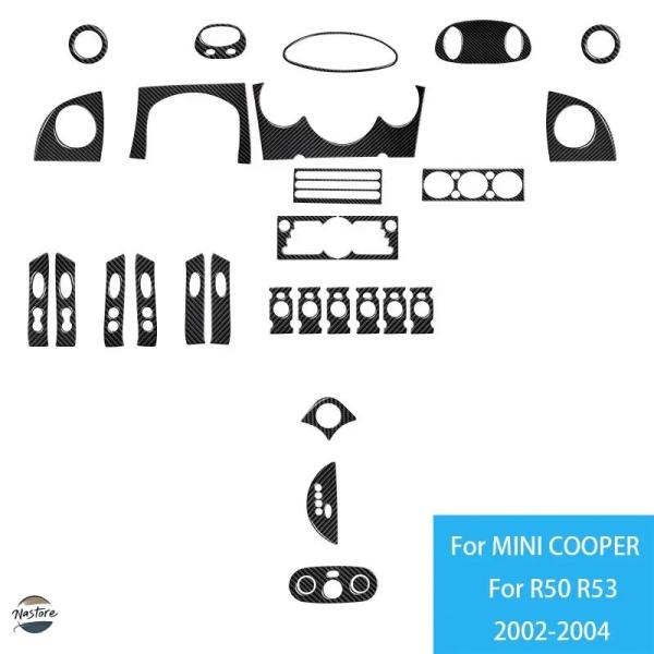 並行輸入品 R50 ミニメーターステアリング ホイールクーパー R53 2002 2004 カーボン...