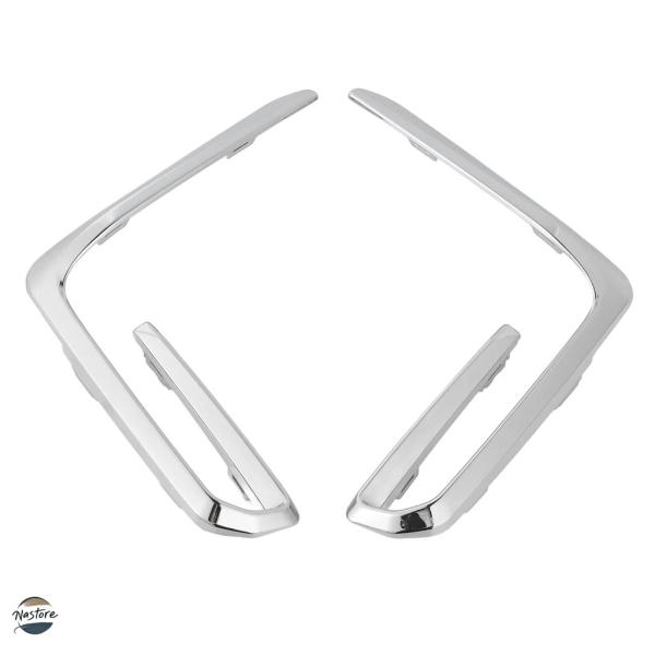 【並行輸入品】フロント バンパー フォグランプ グリル トリム カバー モールディング 1ペア 電気...