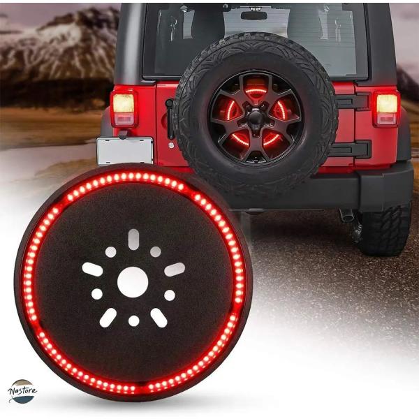 並行輸入品 スペアタイヤ ブレーキライト ジープ ラングラー TJ JK JL アンリミテッド ルビ...