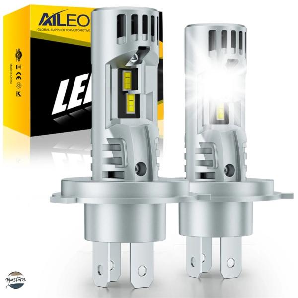 並行輸入品 h4 ヘッドライト aileo 2個 ledライト 100w 22000lm ハイパワー...