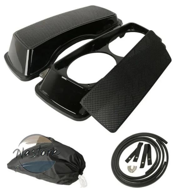 並行輸入品 バイク スピーカー ハーレー ダビッドソンツーリング バッグ デュアル6x9 インチイン...