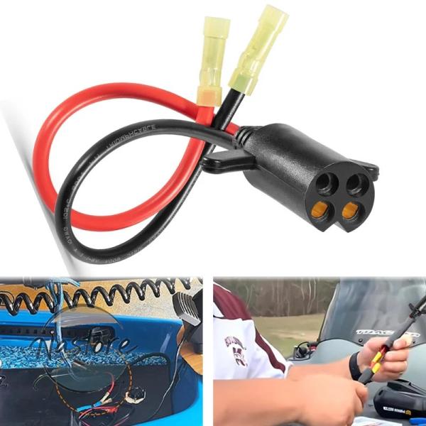 並行輸入品 エンジン 出力プラグ 2ピン 12ボルト 24ボルト36ボルトモーター搭載したコネクタ ...