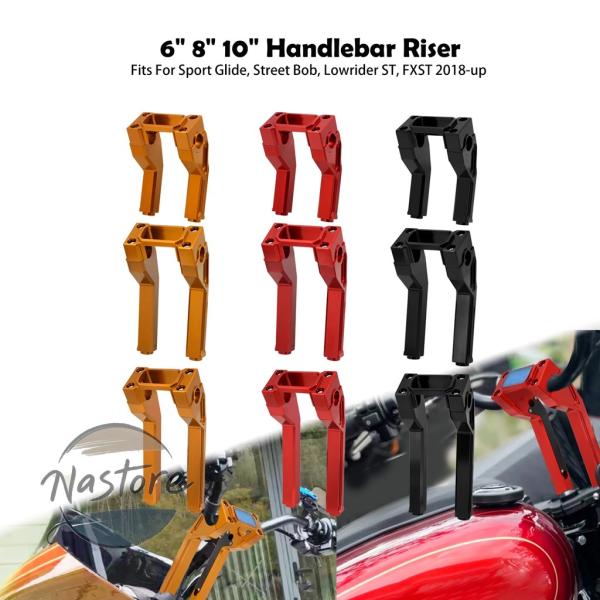 並行輸入品 バイク ハンドル バー ライザー クリスアクランプエクステンション ハーレー ソフテイル...