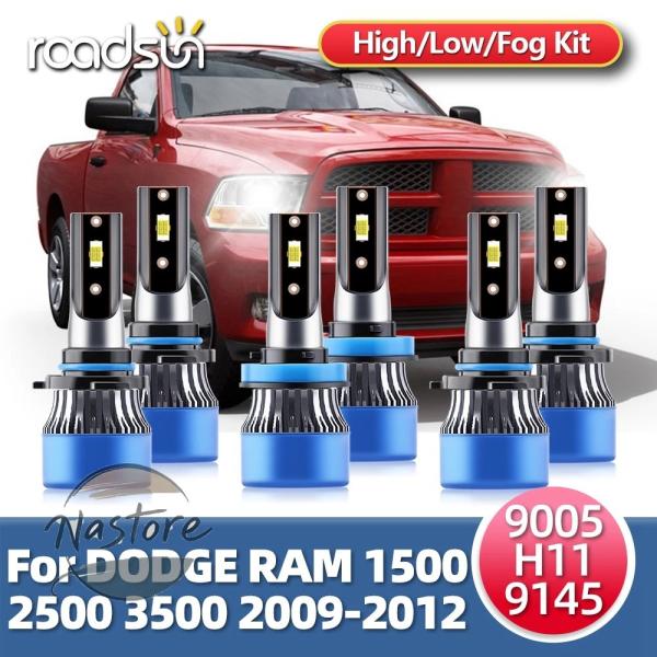 並行輸入品 ヘッドライト キット ヘッド ライト led 電球 2 6個 フォグライト dodge ...