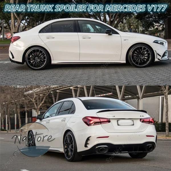 並行輸入品 v177 mercedes for a class rear タンク spoiler a...