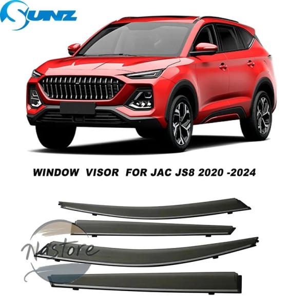 並行輸入品 js8 ガード リア ウィンドウバイザー jac ウィンドシールド レイン サイドウィン...