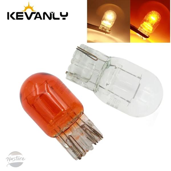 並行輸入品 KEVANLY 10個 車 T20 7440 7443 ハロゲンランプ 12V W21/...