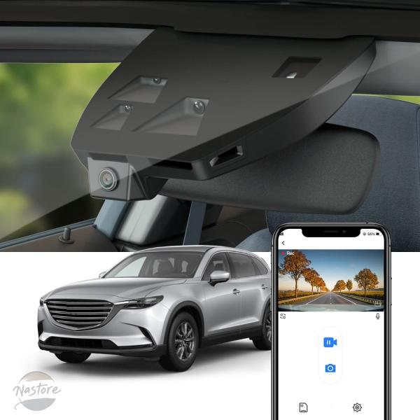 並行輸入品 FITCAMX 4K ダッシュカム マツダ CX 9 CX9 2016 2025 ウルト...