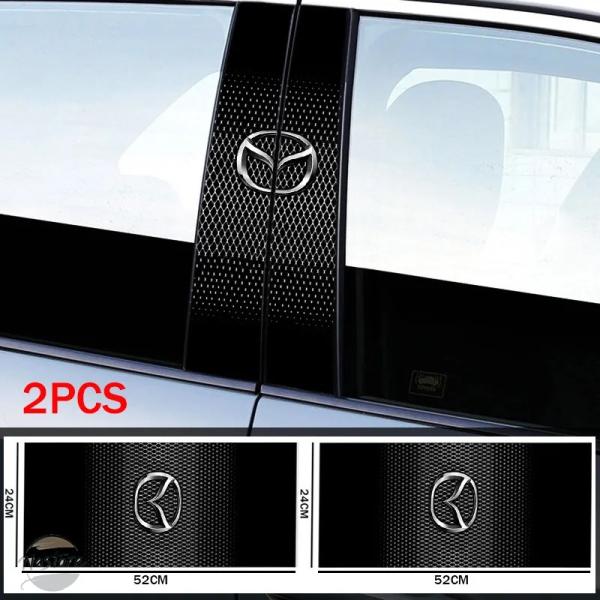 【並行輸入品】PET製カーウィンドウピラー モールディング トリム カバー マツダ CX 3 CX ...