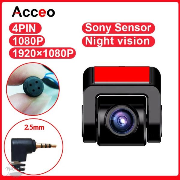並行輸入品 ACCEO 車 リアビュー カメラ モニター 1080P 2.5MM 4ピン ナイトビジ...
