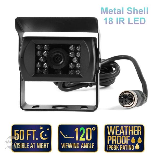 並行輸入品 AHD 1080P 4ピンバス トラック 車両バックアップ カメラ 防水 IRナイトビジ...