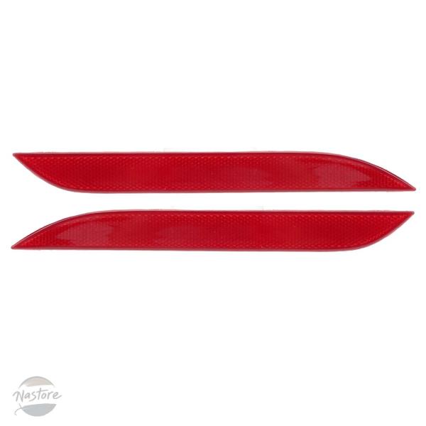 並行輸入品 L/R 車 リア バンパー リフレクター 視認性向上 サイド バンパー リフレクター レ...