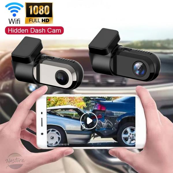 並行輸入品 WIFI隠しダッシュカム1080P車 カメラ 車フロント車ダッシュカム 夜間視力付き車ミ...
