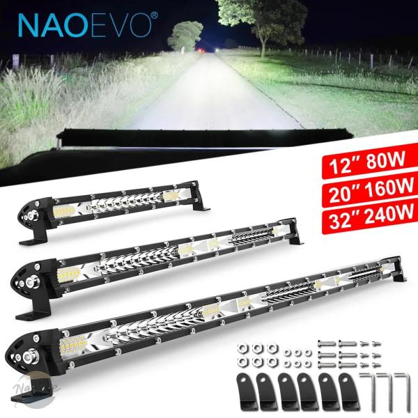 並行輸入品 NAOEVO スーパースリム LED バー オフロード 12インチ 20インチ 32イン...