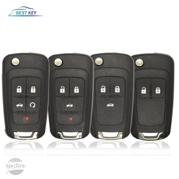 並行輸入品 BEST KEY 2/3/4/5 ボタン リモートカーキーシェルケースフォブ シボレー ...
