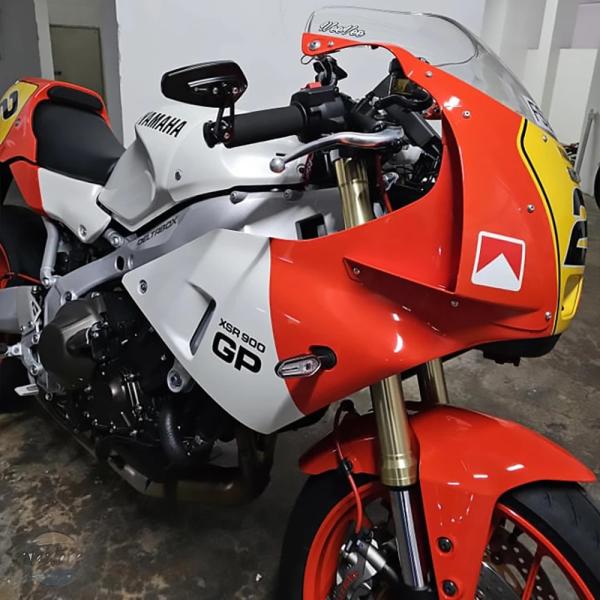 並行輸入品 XSR900GP ヤマハ バイク ミラー バーエンド XSR900 2022 2025 ...