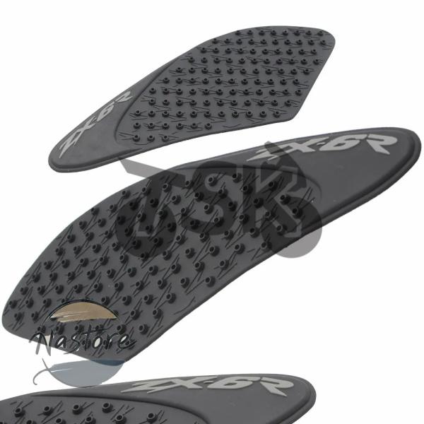 並行輸入品 zx6r リップ グリップ タンクパッド側ガスニーグ ステッカー 黒カワサキ カワサキ ...