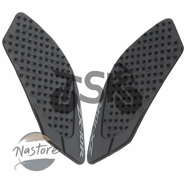 並行輸入品 zx10r リップ グリップ タンクパッド側ガスニーグ ステッカー 黒カワサキ カワサキ...