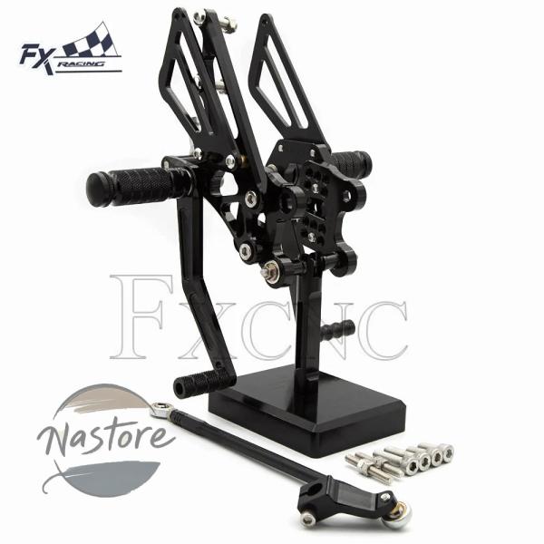 並行輸入品 リア 部品 カスタムパーツ アクセサリー カワサキ ニンジャ cncフットレスト セット...