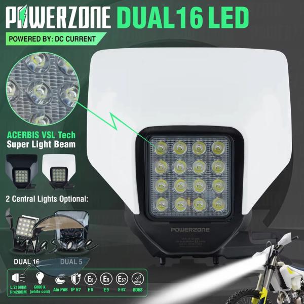 並行輸入品 バイク ヘッドライト ヘッド ライト powerzone led ライトランプライトスー...