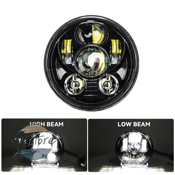 並行輸入品 ホンダ honda バイク ヘッドライト ヘッド 5.75 インチ led ライト シャ...