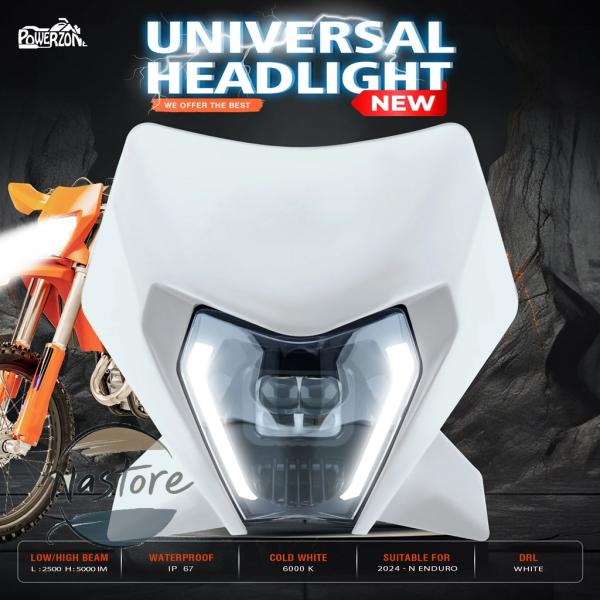 並行輸入品 KTM バイク ヘッドライト led exc xc sx mx 125 250 300 ...