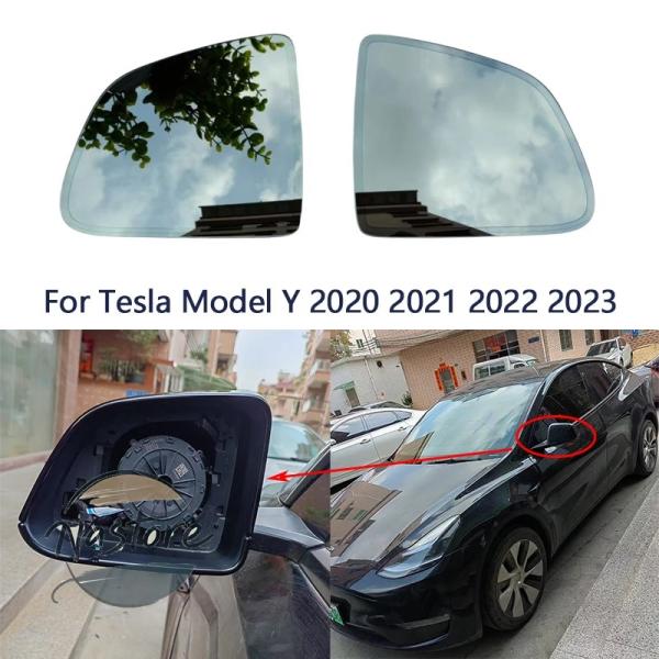 並行輸入品 テスラ tesla 品質ミラー モデルy 2019-2023 カービューミラー 広角ガラ...