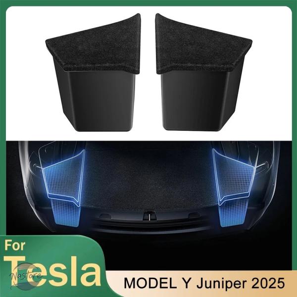 並行輸入品 テスラ リア カスタム 1 ペアトランクサイド収納ボックスモデル Y ジュニパー 202...