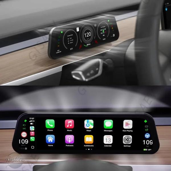 並行輸入品 2025 GISAVE多機能は、テスラ モデル3、モデルY Juniper、カメラ付き回...