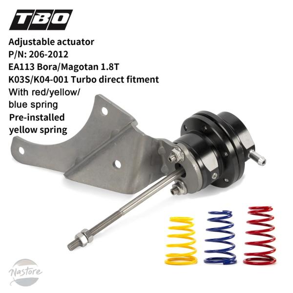 並行輸入品 ea113 調整可能なウェイストゲートアクチュエータ 黄色 スプリングが事前に取り付けら...