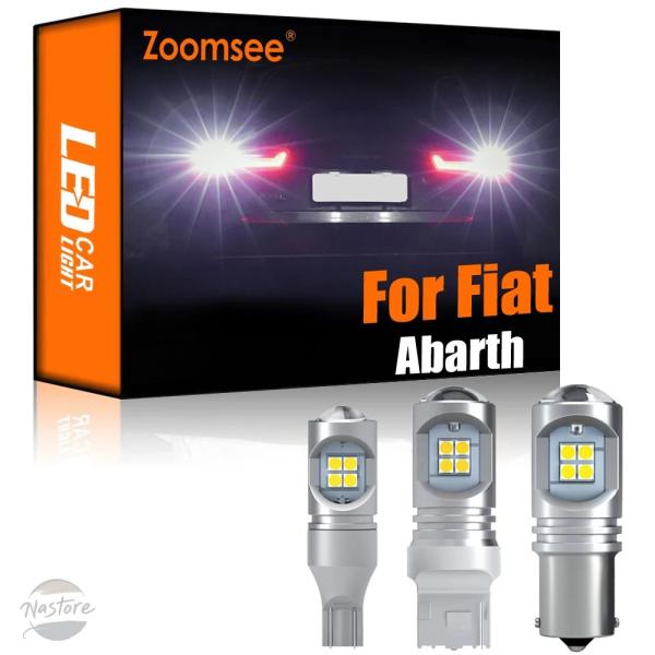 並行輸入品 フィアット 外装 zoomsee 2個 ホワイト リバースled アバルト 500 59...
